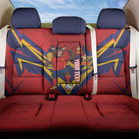 Custom Spain World Football 2026 Back Car Seat Cover La Roja 2nd Champion Proud