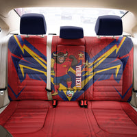 Custom Spain World Football 2026 Back Car Seat Cover La Roja 2nd Champion Proud