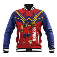 Custom Spain World Football 2026 Baseball Jacket La Roja 2nd Champion Proud