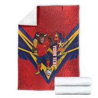 Custom Spain World Football 2026 Blanket La Roja 2nd Champion Proud