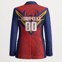 Custom Spain World Football 2026 Blazer La Roja 2nd Champion Proud