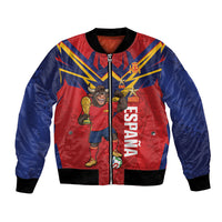 Custom Spain World Football 2026 Bomber Jacket La Roja 2nd Champion Proud