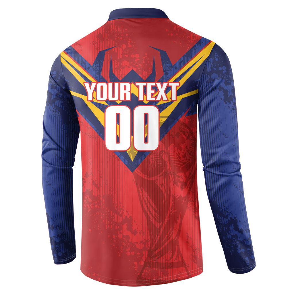 Custom Spain World Football 2026 Button Sweatshirt La Roja 2nd Champion Proud