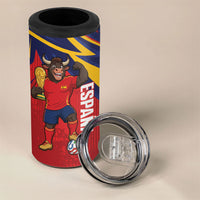 Spain World Football 2026 4 in 1 Can Cooler Tumbler La Roja 2nd Champion Proud