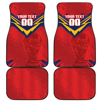 Custom Spain World Football 2026 Car Mats La Roja 2nd Champion Proud