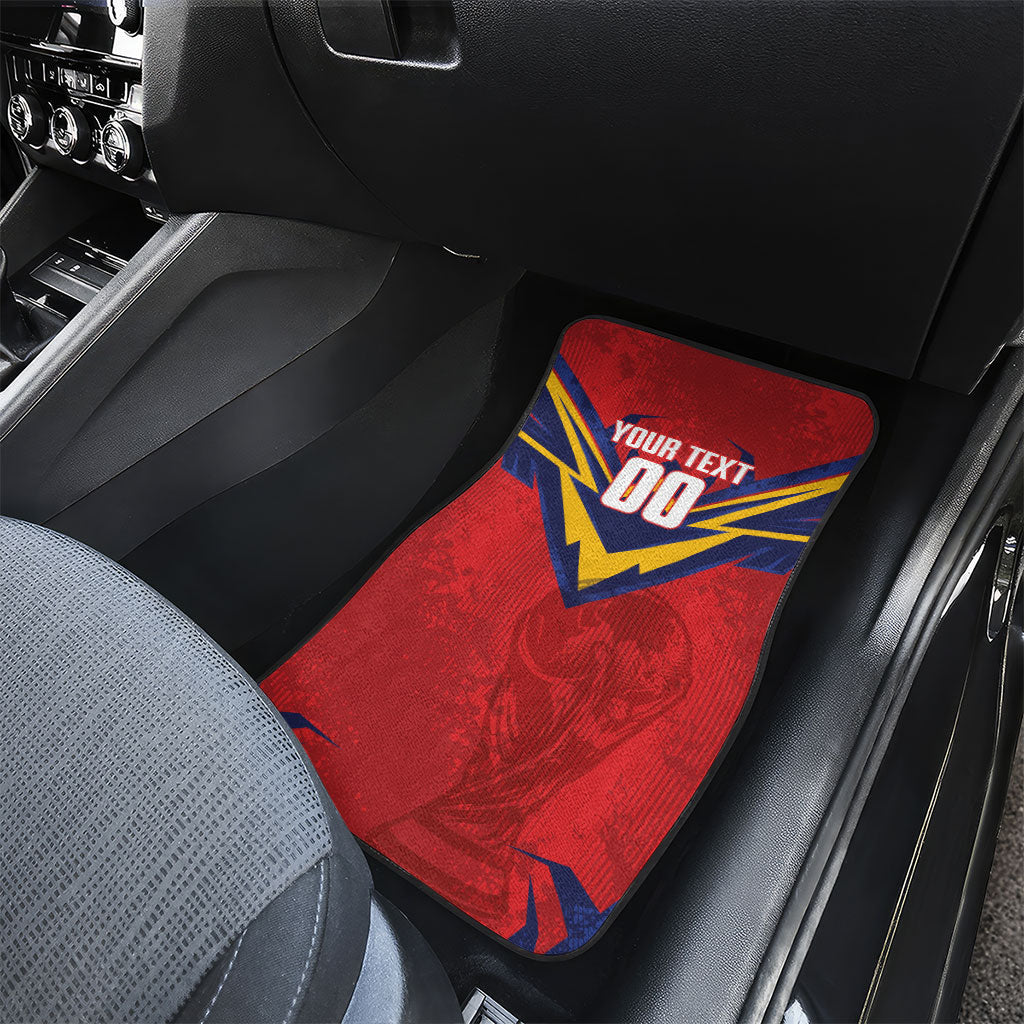 Custom Spain World Football 2026 Car Mats La Roja 2nd Champion Proud