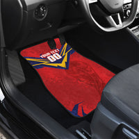 Custom Spain World Football 2026 Car Mats La Roja 2nd Champion Proud