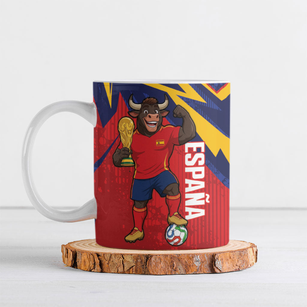 Spain World Football 2026 Ceramic Mug La Roja 2nd Champion Proud