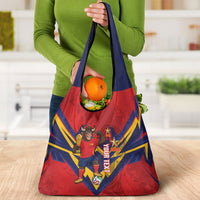 Custom Spain World Football 2026 Grocery Bag La Roja 2nd Champion Proud