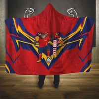 Custom Spain World Football 2026 Hooded Blanket La Roja 2nd Champion Proud