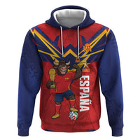 Custom Spain World Football 2026 Hoodie La Roja 2nd Champion Proud