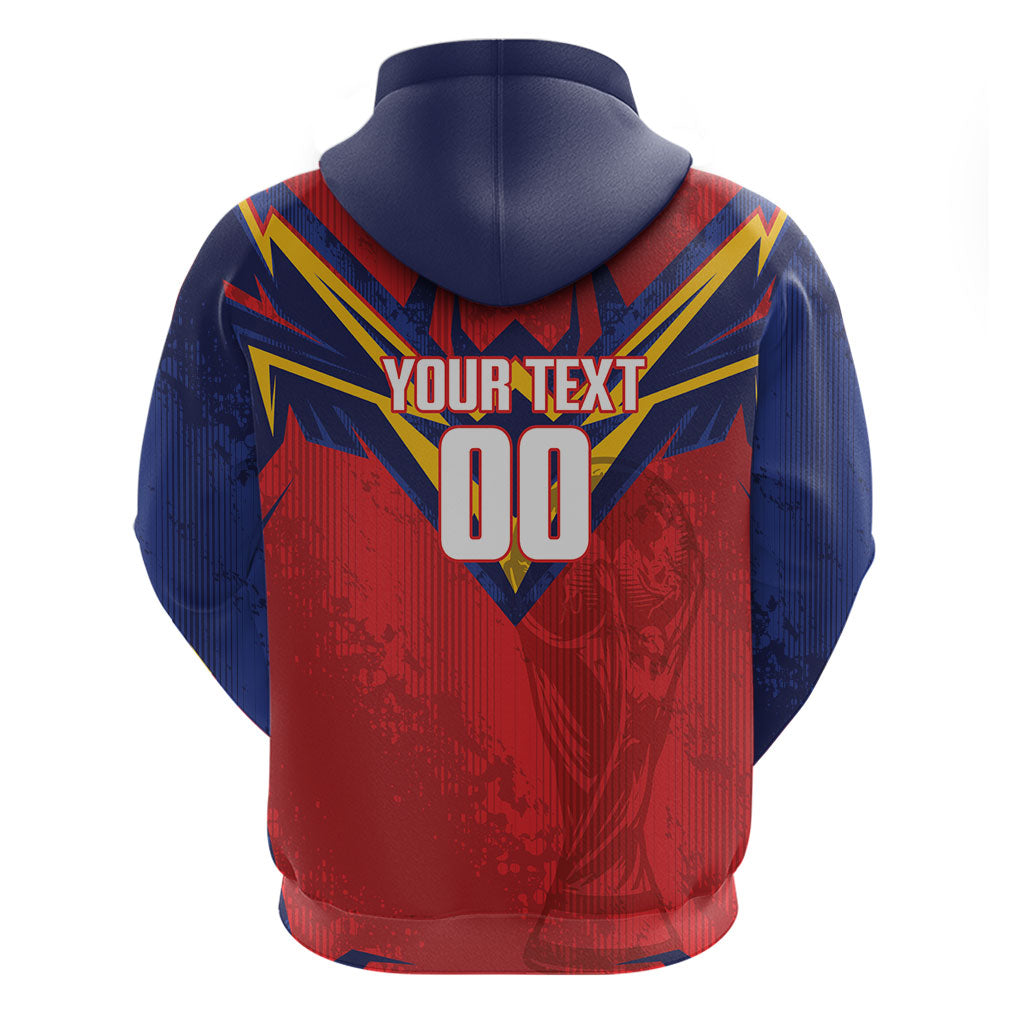 Custom Spain World Football 2026 Hoodie La Roja 2nd Champion Proud