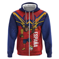 Custom Spain World Football 2026 Hoodie La Roja 2nd Champion Proud