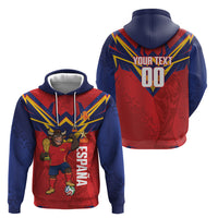 Custom Spain World Football 2026 Hoodie La Roja 2nd Champion Proud