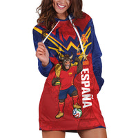 Custom Spain World Football 2026 Hoodie Dress La Roja 2nd Champion Proud
