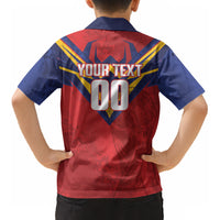 Custom Spain World Football 2026 Kid Hawaiian Shirt La Roja 2nd Champion Proud