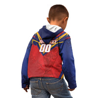 Custom Spain World Football 2026 Kid Hoodie La Roja 2nd Champion Proud
