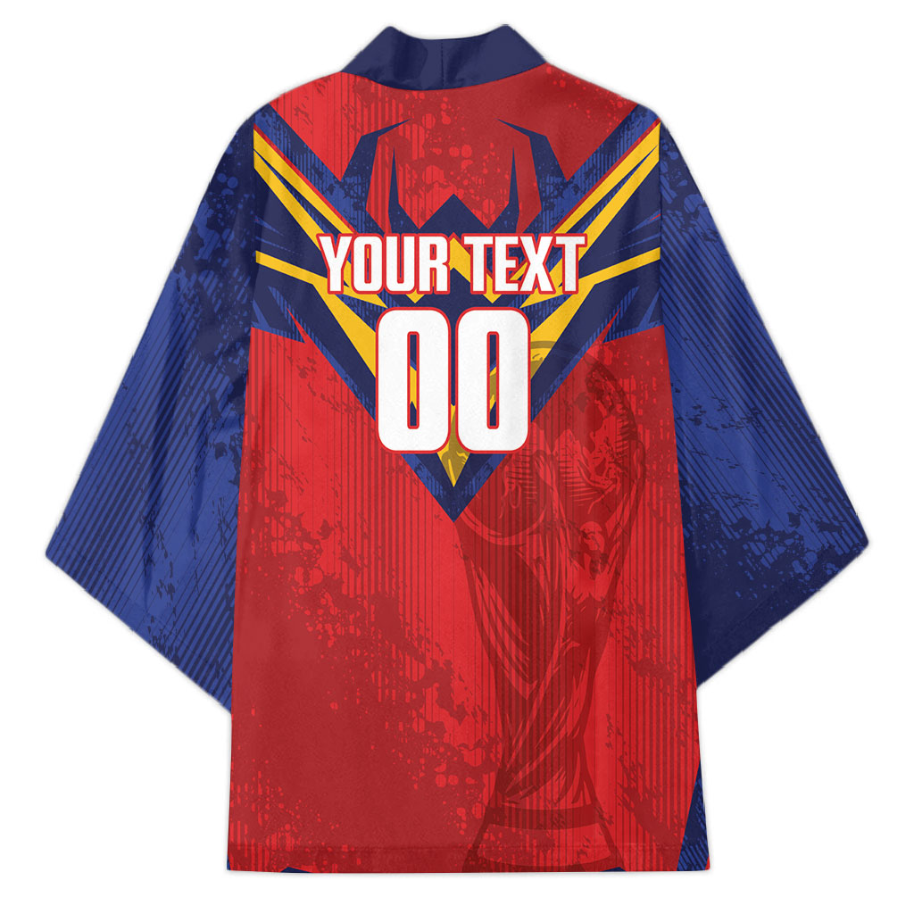 Custom Spain World Football 2026 Kimono La Roja 2nd Champion Proud