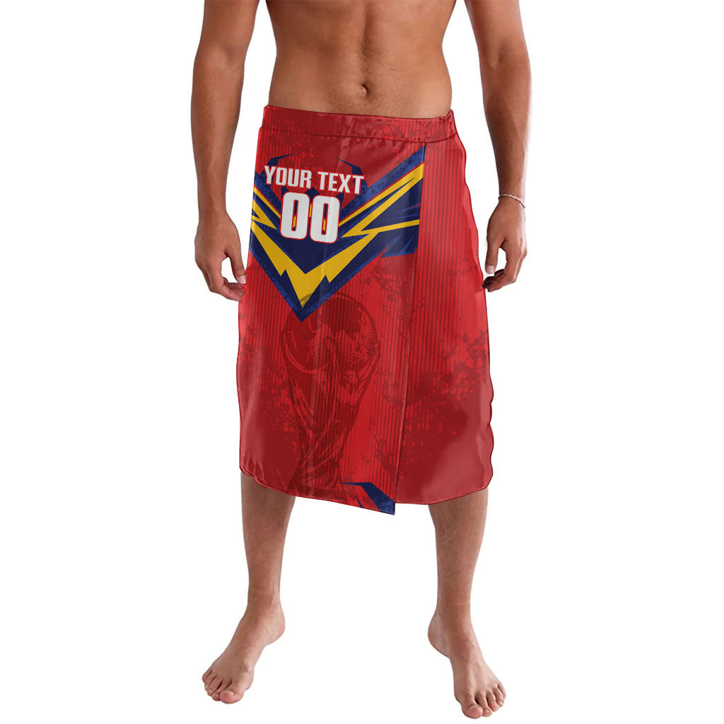 Custom Spain World Football 2026 Lavalava La Roja 2nd Champion Proud