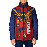 Custom Spain World Football 2026 Padded Jacket La Roja 2nd Champion Proud
