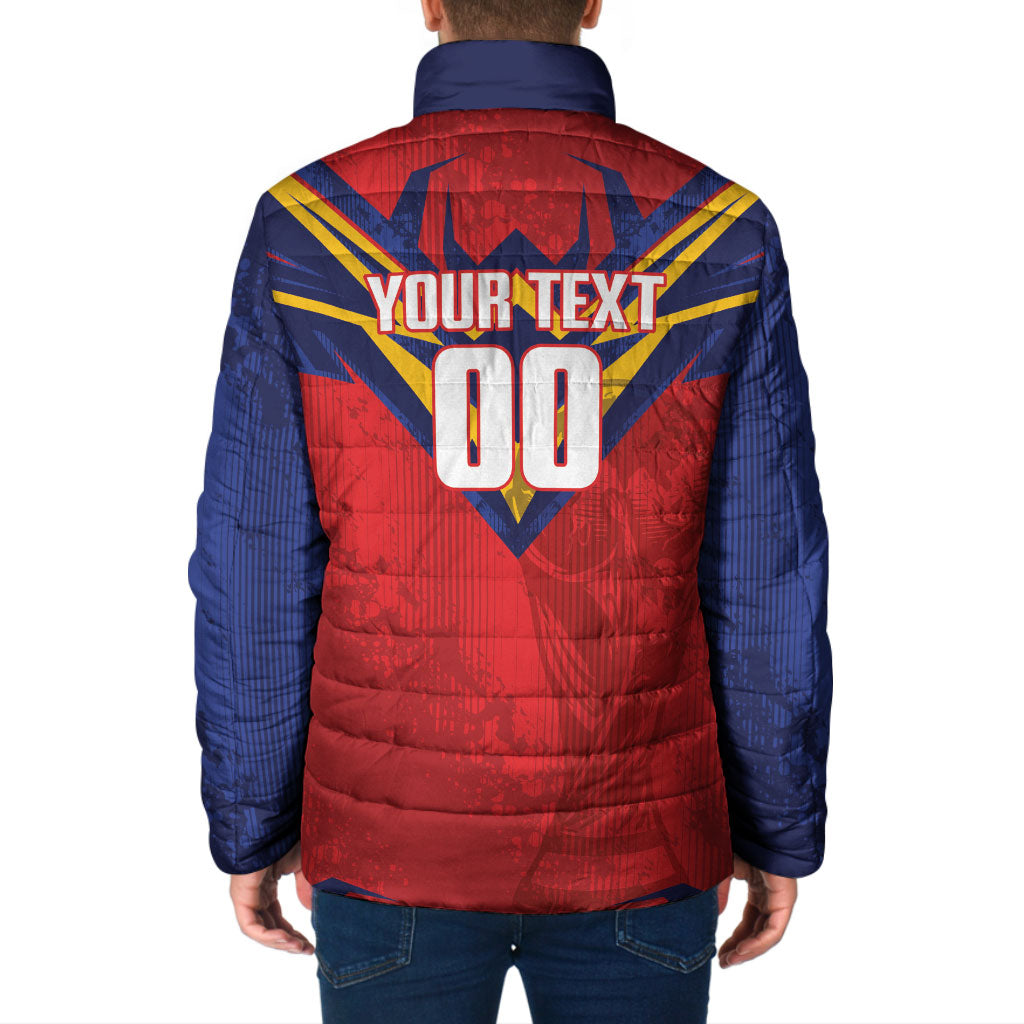 Custom Spain World Football 2026 Padded Jacket La Roja 2nd Champion Proud