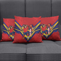 Custom Spain World Football 2026 Pillow Cover La Roja 2nd Champion Proud