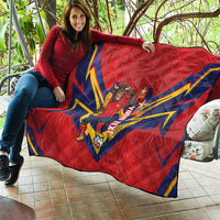 Custom Spain World Football 2026 Quilt La Roja 2nd Champion Proud