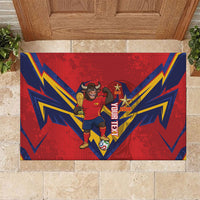 Custom Spain World Football 2026 Rubber Doormat La Roja 2nd Champion Proud