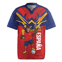 Custom Spain World Football 2026 Rugby Jersey La Roja 2nd Champion Proud