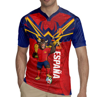 Custom Spain World Football 2026 Rugby Jersey La Roja 2nd Champion Proud