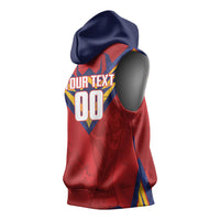 Custom Spain World Football 2026 Sleeveless Hoodie La Roja 2nd Champion Proud