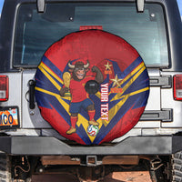 Custom Spain World Football 2026 Spare Tire Cover La Roja 2nd Champion Proud