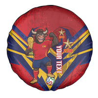 Custom Spain World Football 2026 Spare Tire Cover La Roja 2nd Champion Proud