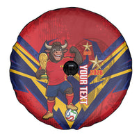 Custom Spain World Football 2026 Spare Tire Cover La Roja 2nd Champion Proud