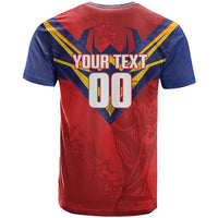 Custom Spain World Football 2026 T Shirt La Roja 2nd Champion Proud