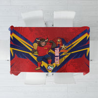 Custom Spain World Football 2026 Tablecloth La Roja 2nd Champion Proud