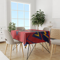 Custom Spain World Football 2026 Tablecloth La Roja 2nd Champion Proud