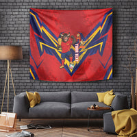 Custom Spain World Football 2026 Tapestry La Roja 2nd Champion Proud