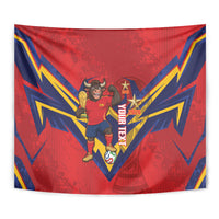 Custom Spain World Football 2026 Tapestry La Roja 2nd Champion Proud