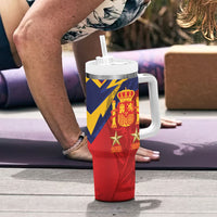 Spain World Football 2026 Tumbler With Handle La Roja 2nd Champion Proud