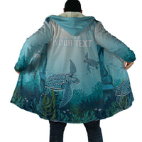 Personalized Dominica Freediving Cloak Leatherback Sea Turtle Ocean Style