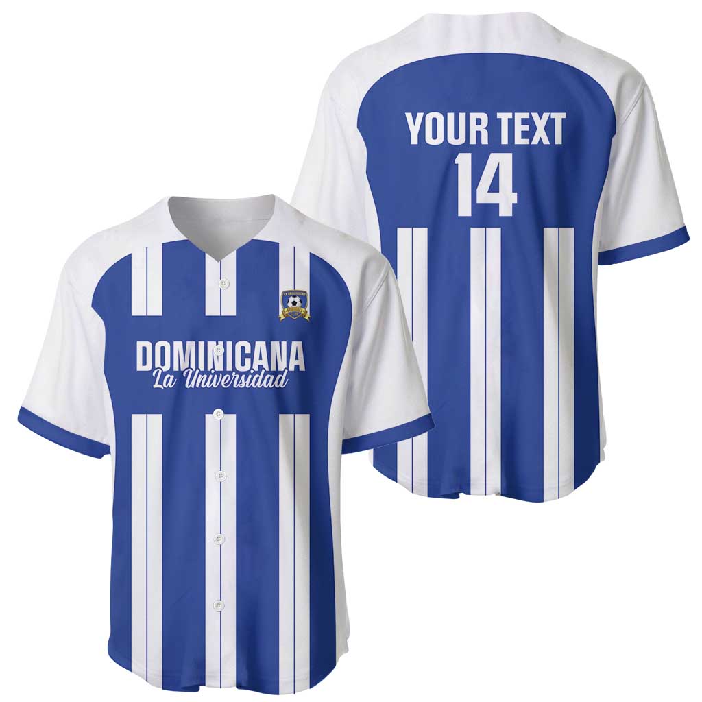 Universidad Dominican Republic Football Custom Baseball Jersey 2025 Go Champions - Wonder Print Shop