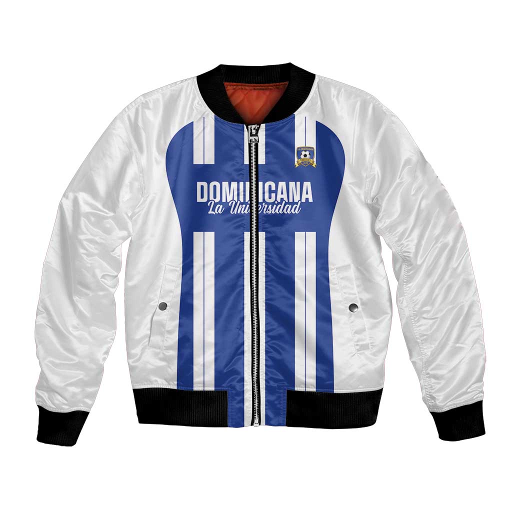 Universidad Dominican Republic Football Custom Bomber Jacket 2025 Go Champions - Wonder Print Shop