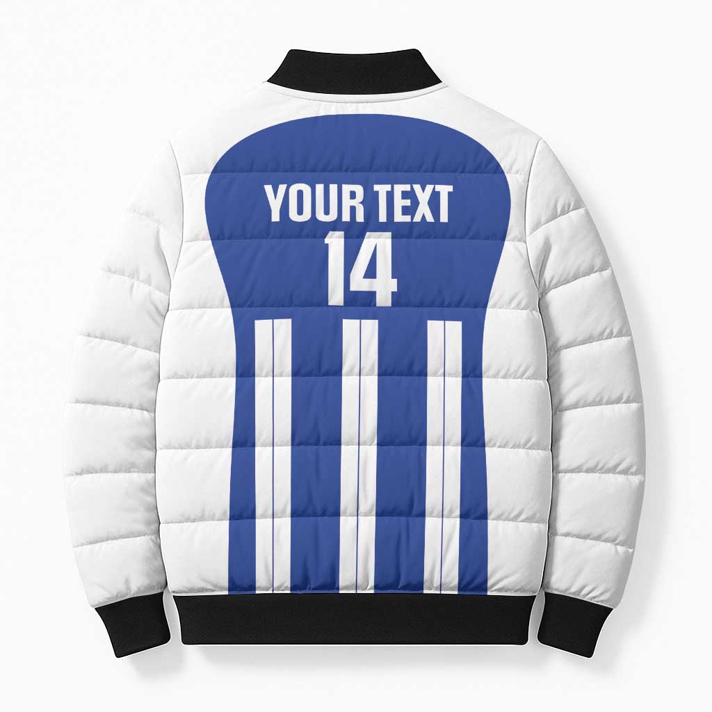 Universidad Dominican Republic Football Custom Bomber Puffer Jacket 2025 Go Champions - Wonder Print Shop
