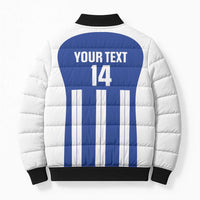 Universidad Dominican Republic Football Custom Bomber Puffer Jacket 2025 Go Champions - Wonder Print Shop