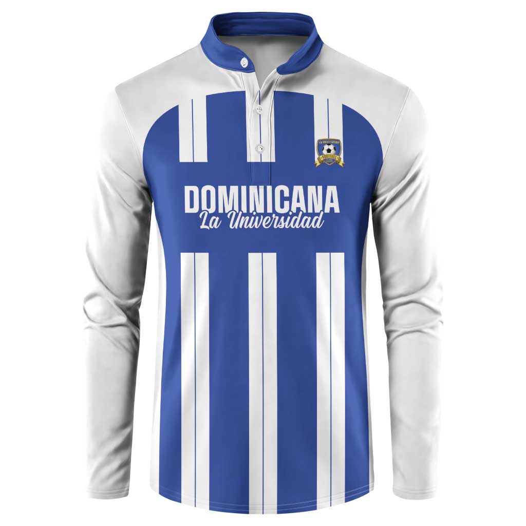 Universidad Dominican Republic Football Custom Button Sweatshirt 2025 Go Champions - Wonder Print Shop