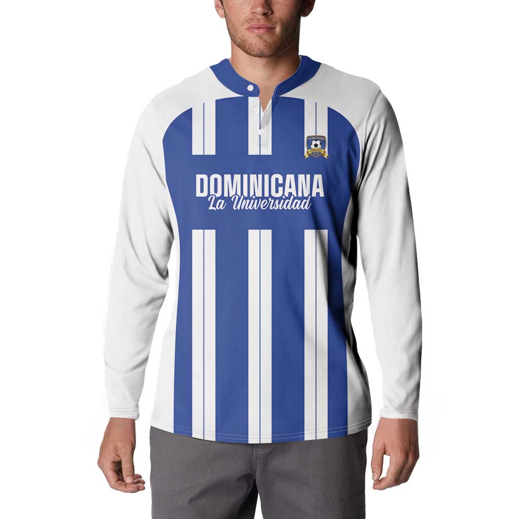 Universidad Dominican Republic Football Custom Button Sweatshirt 2025 Go Champions - Wonder Print Shop