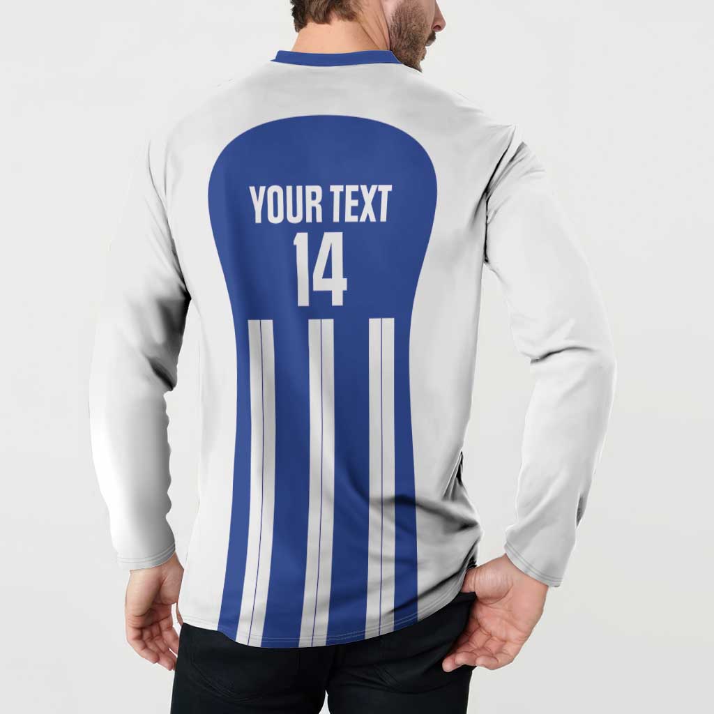 Universidad Dominican Republic Football Custom Button Sweatshirt 2025 Go Champions - Wonder Print Shop