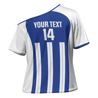 Universidad Dominican Republic Football Custom Cross Shoulder Shirt 2025 Go Champions - Wonder Print Shop