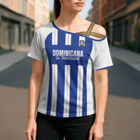Universidad Dominican Republic Football Custom Cross Shoulder Shirt 2025 Go Champions - Wonder Print Shop